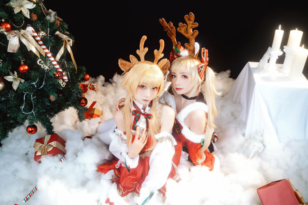 Coser@爆机少女喵小吉 Nekokoyoshi & 金鱼kinngyo – 圣诞特辑