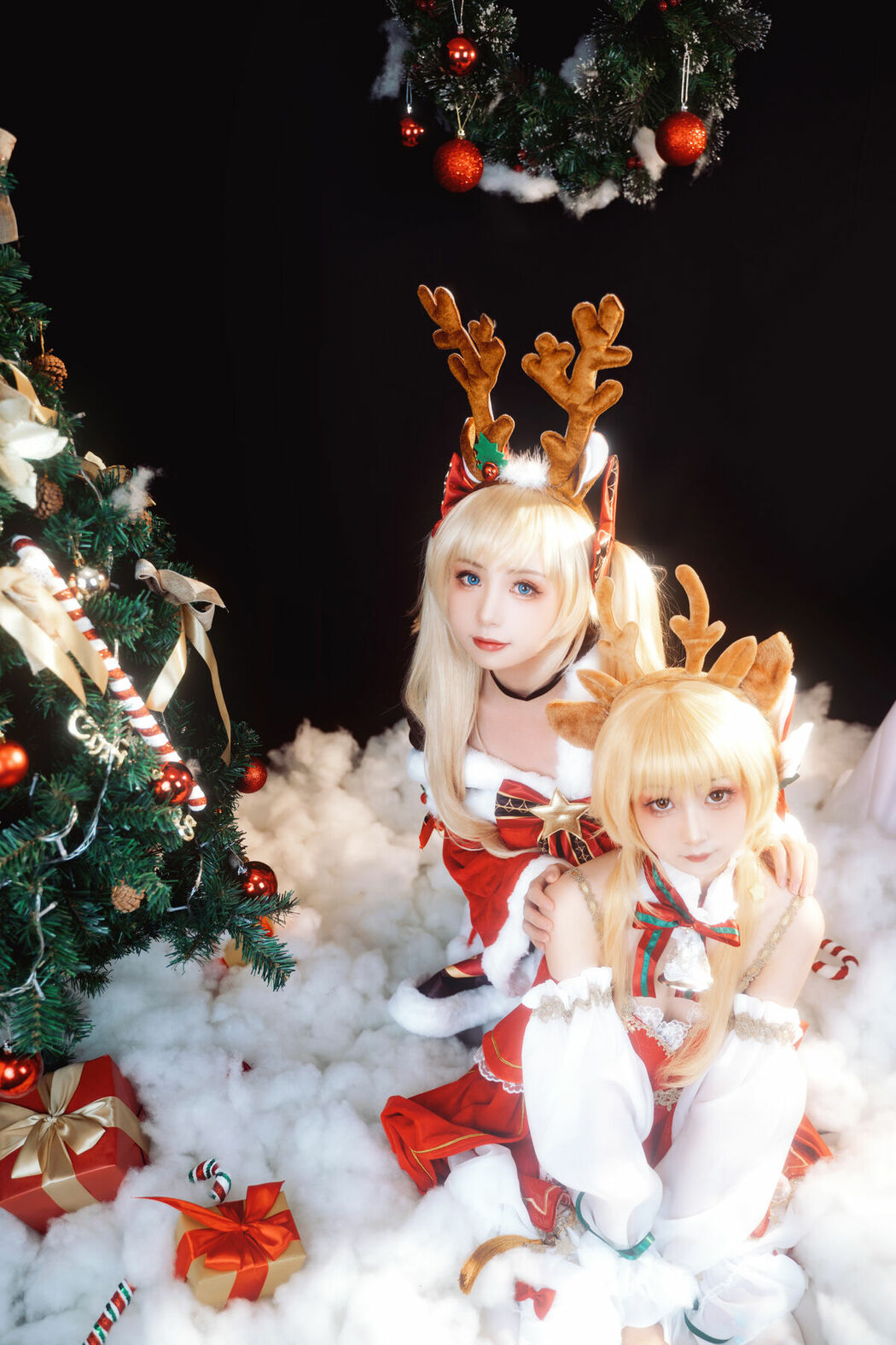 Coser@爆机少女喵小吉 Nekokoyoshi & 金鱼kinngyo – 圣诞特辑