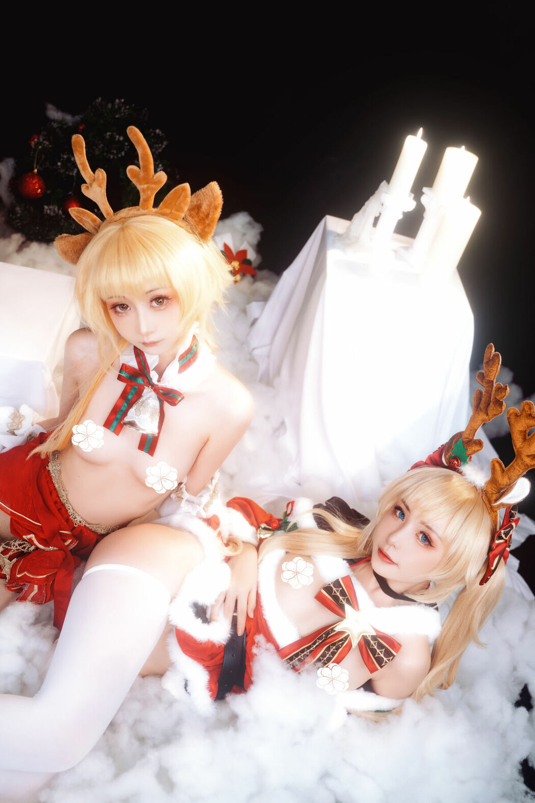 Coser@爆机少女喵小吉 Nekokoyoshi & 金鱼kinngyo – 圣诞特辑