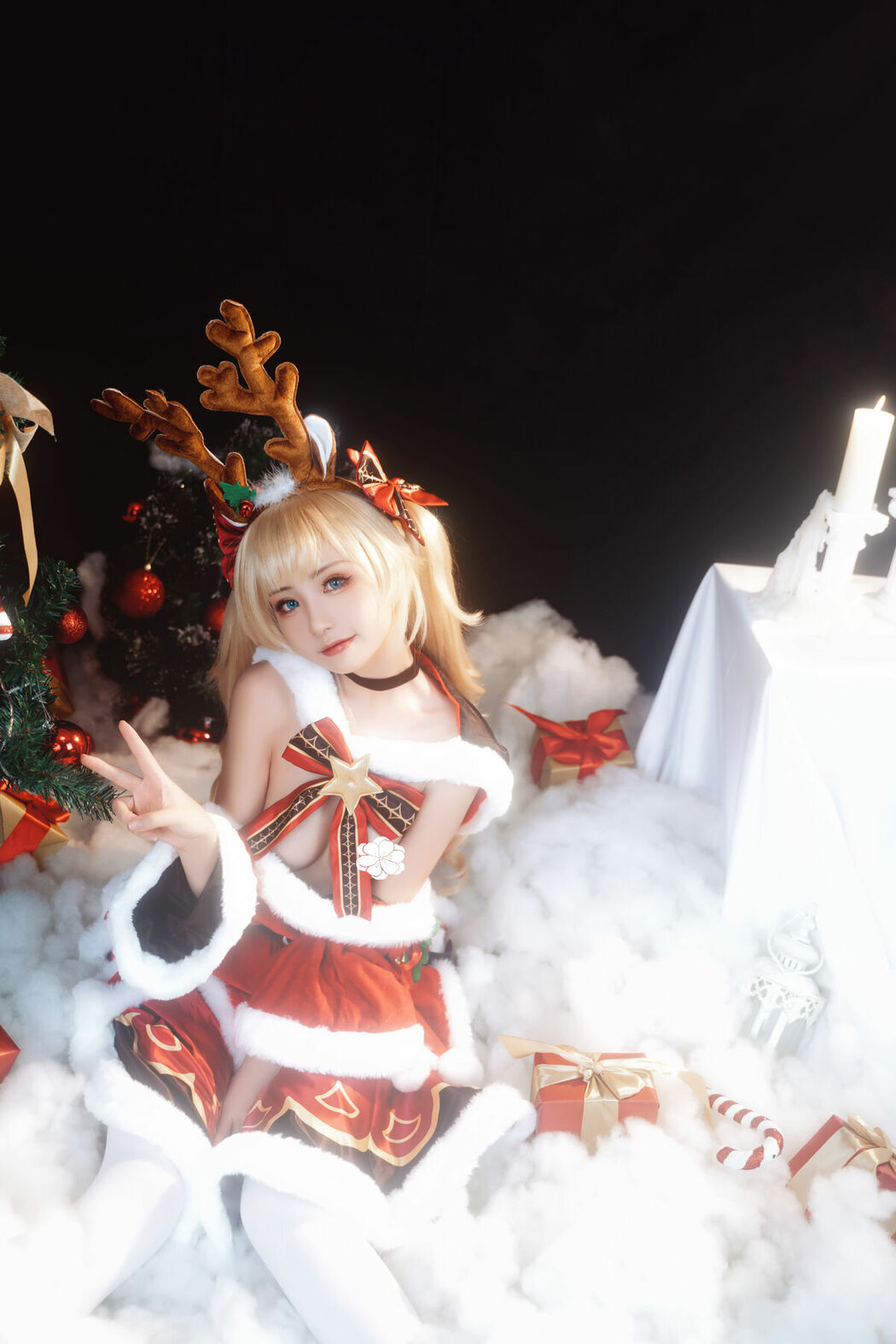 Coser@爆机少女喵小吉 Nekokoyoshi & 金鱼kinngyo – 圣诞特辑