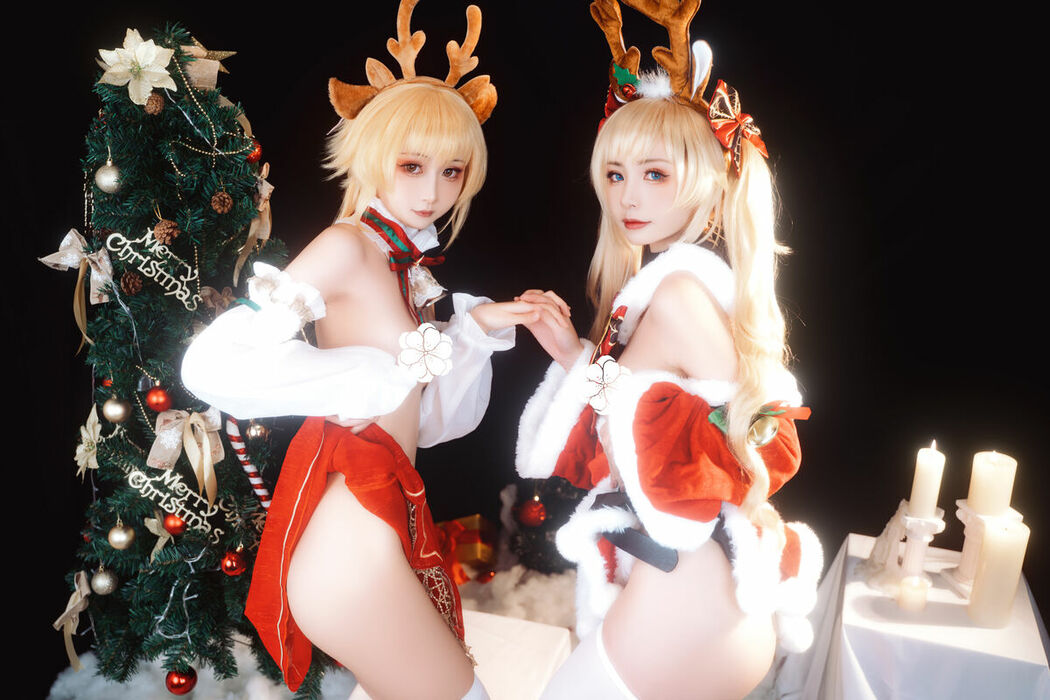 Coser@爆机少女喵小吉 Nekokoyoshi & 金鱼kinngyo – 圣诞特辑