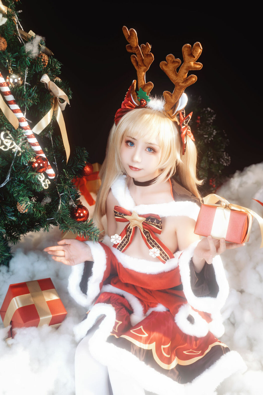 Coser@爆机少女喵小吉 Nekokoyoshi & 金鱼kinngyo – 圣诞特辑