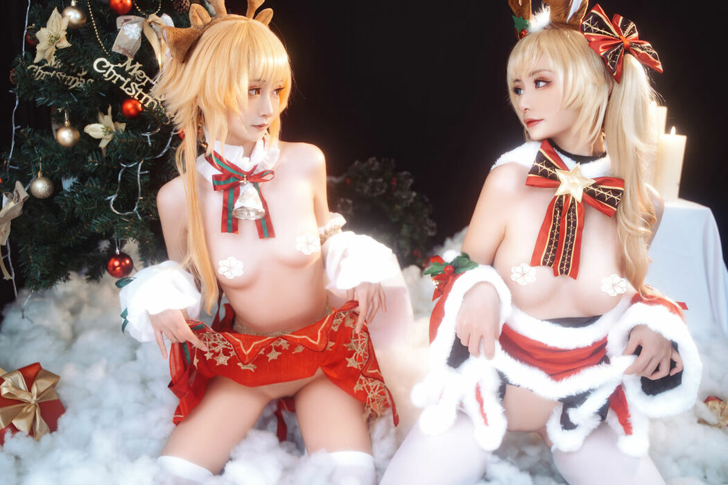 Coser@爆机少女喵小吉 Nekokoyoshi & 金鱼kinngyo – 圣诞特辑