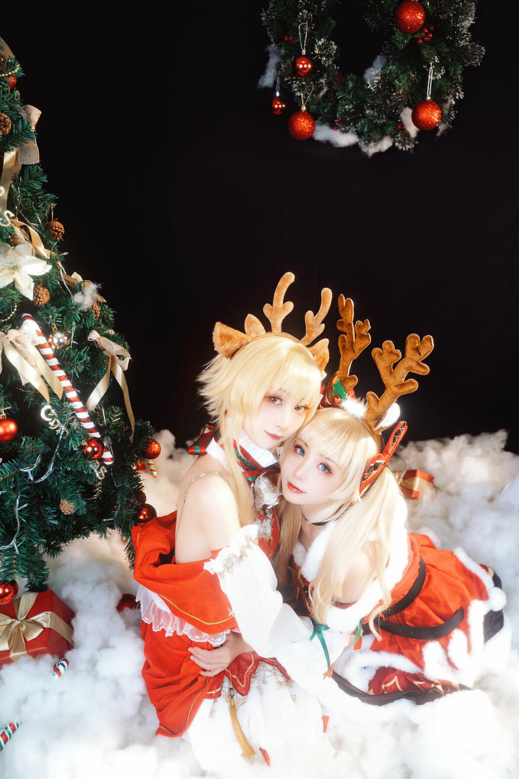 Coser@爆机少女喵小吉 Nekokoyoshi & 金鱼kinngyo – 圣诞特辑