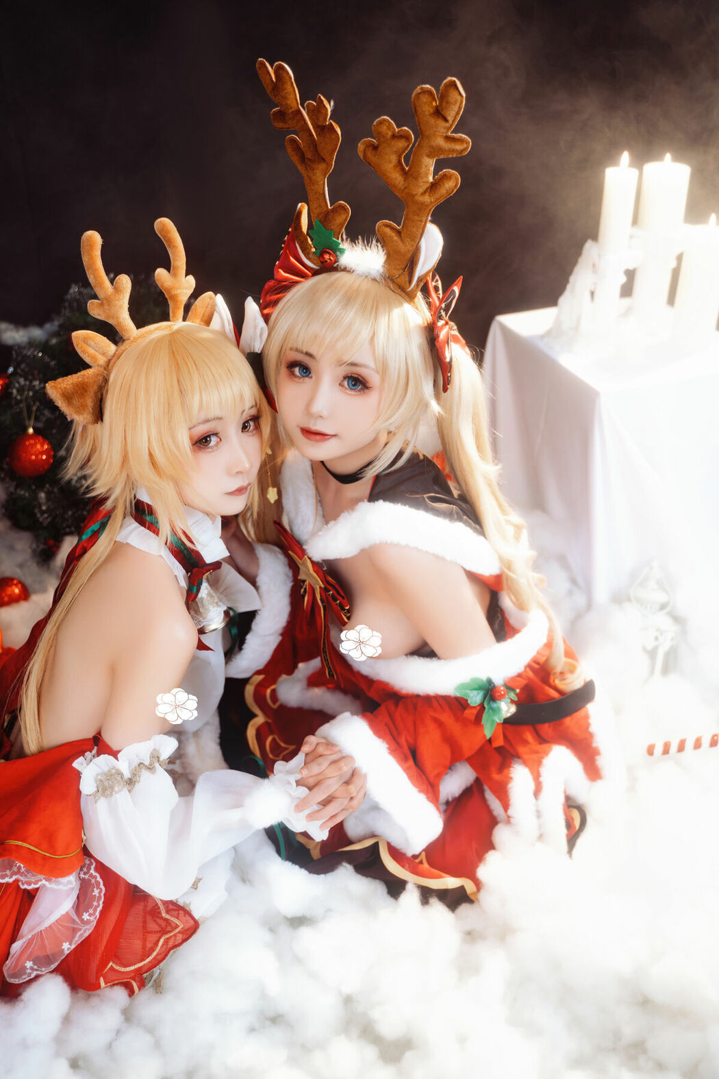 Coser@爆机少女喵小吉 Nekokoyoshi & 金鱼kinngyo – 圣诞特辑