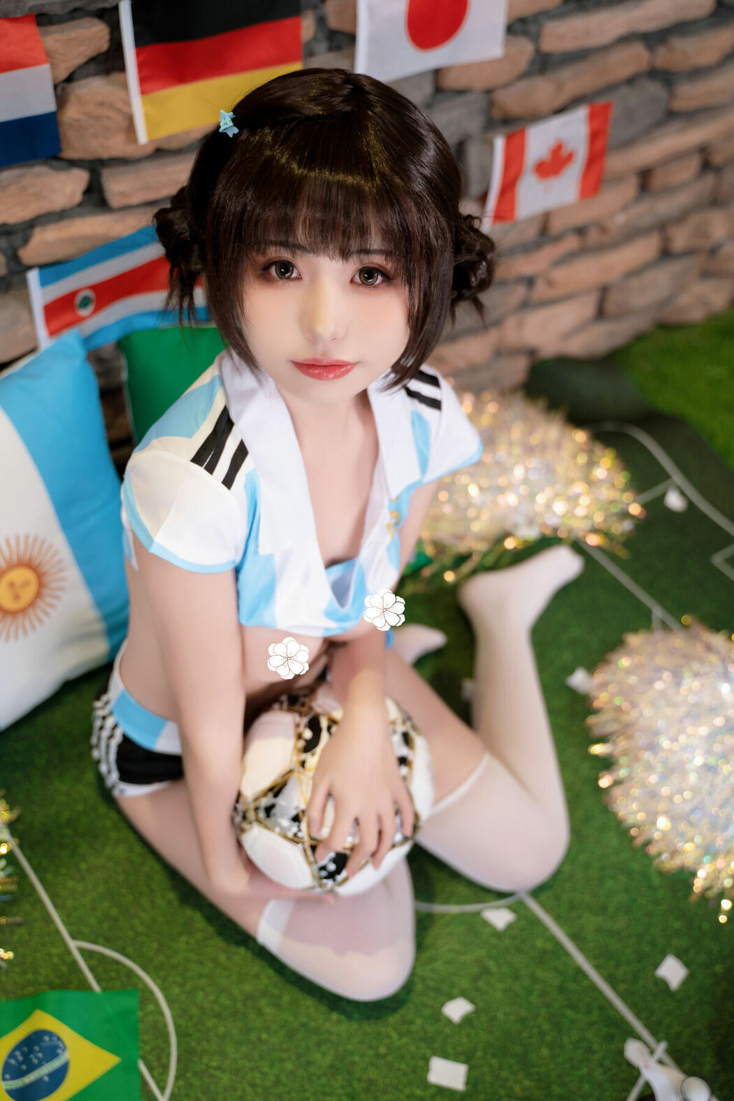 Coser@爆机少女喵小吉 Nekokoyoshi & 金鱼kinngyo – 足球宝贝