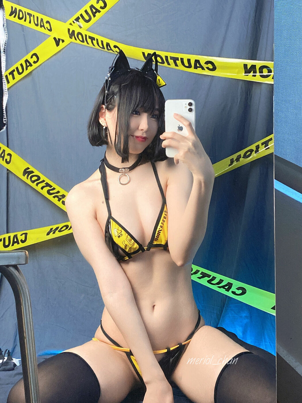 Coser@Meriol Chan – Black Cat (59P)