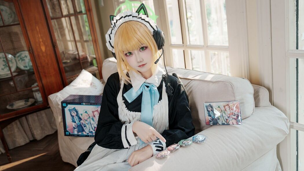 Coser@lunananya – 碧蓝档案 才羽绿 (29P)