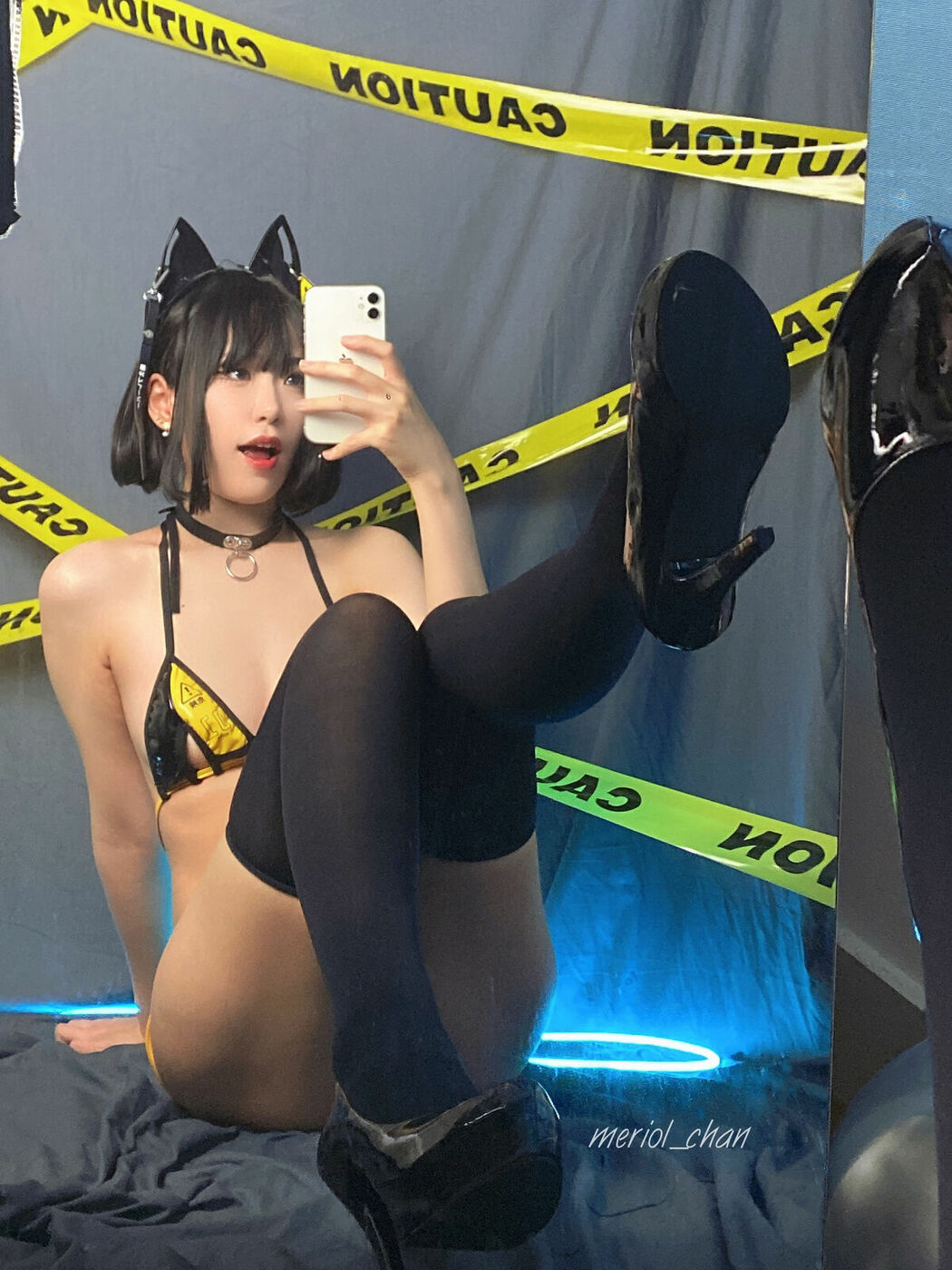Coser@Meriol Chan – Black Cat (59P)