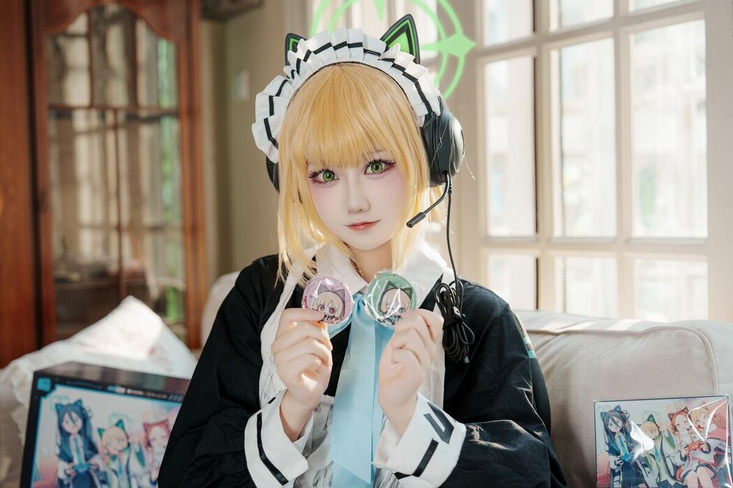 Coser@lunananya – 碧蓝档案 才羽绿 (29P)