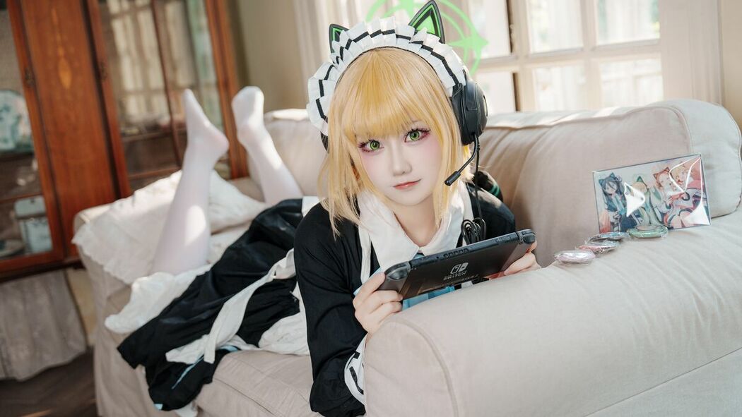 Coser@lunananya – 碧蓝档案 才羽绿 (29P)
