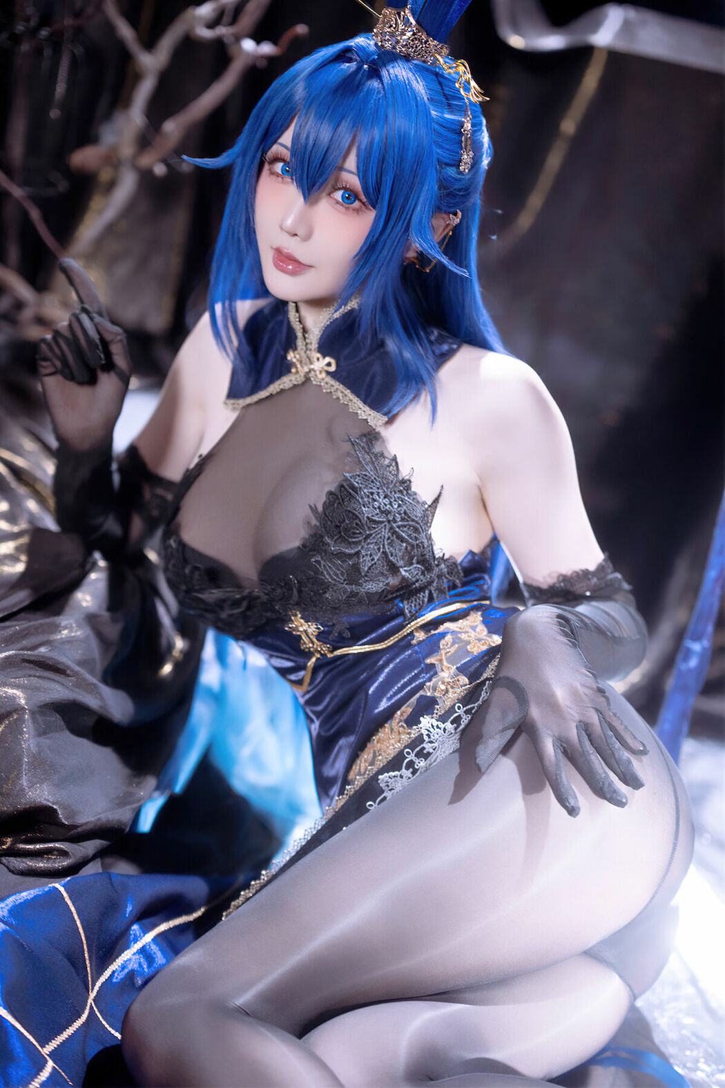 Coser@星之迟迟Hoshilily – 碧蓝航线-新泽西兔兔花园 (53P) Cover Photo