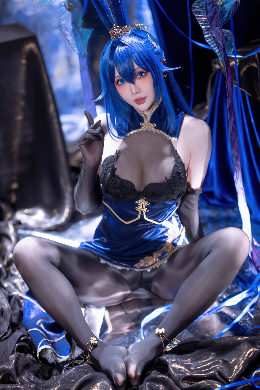 Coser@星之迟迟Hoshilily – 碧蓝航线-新泽西兔兔花园 (53P)