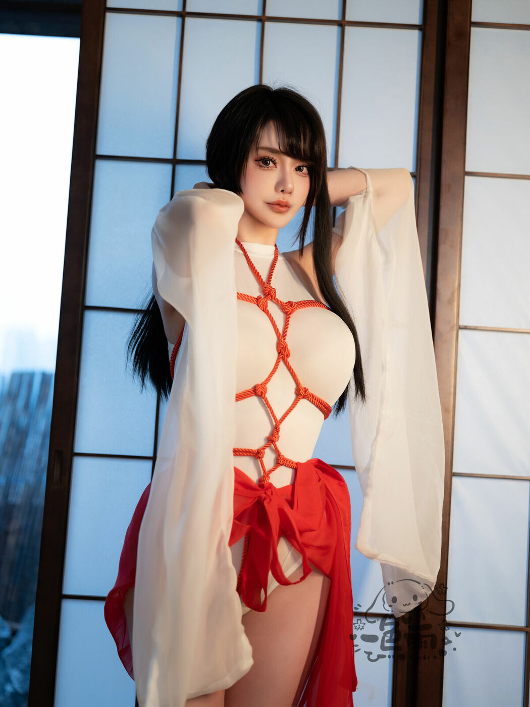 Coser@一色雨 – 巫女 (31P)
