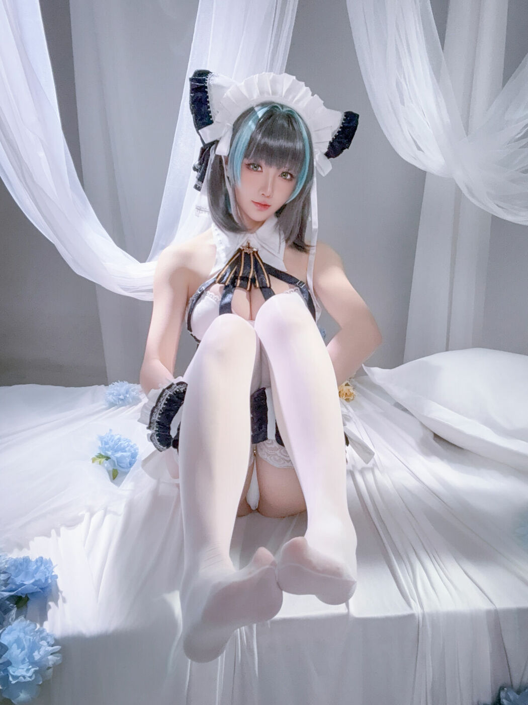Coser@星之迟迟Hoshilily – 碧蓝航线 柴郡 (56P – 1V)
