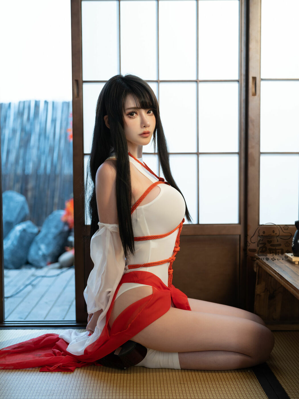 Coser@一色雨 – 巫女 (31P)