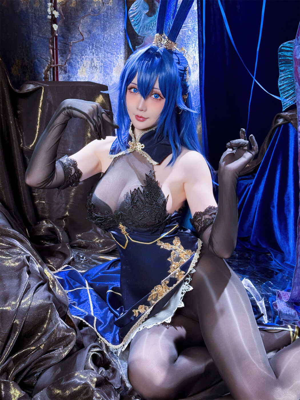 Coser@星之迟迟Hoshilily – 碧蓝航线-新泽西兔兔花园 (53P)