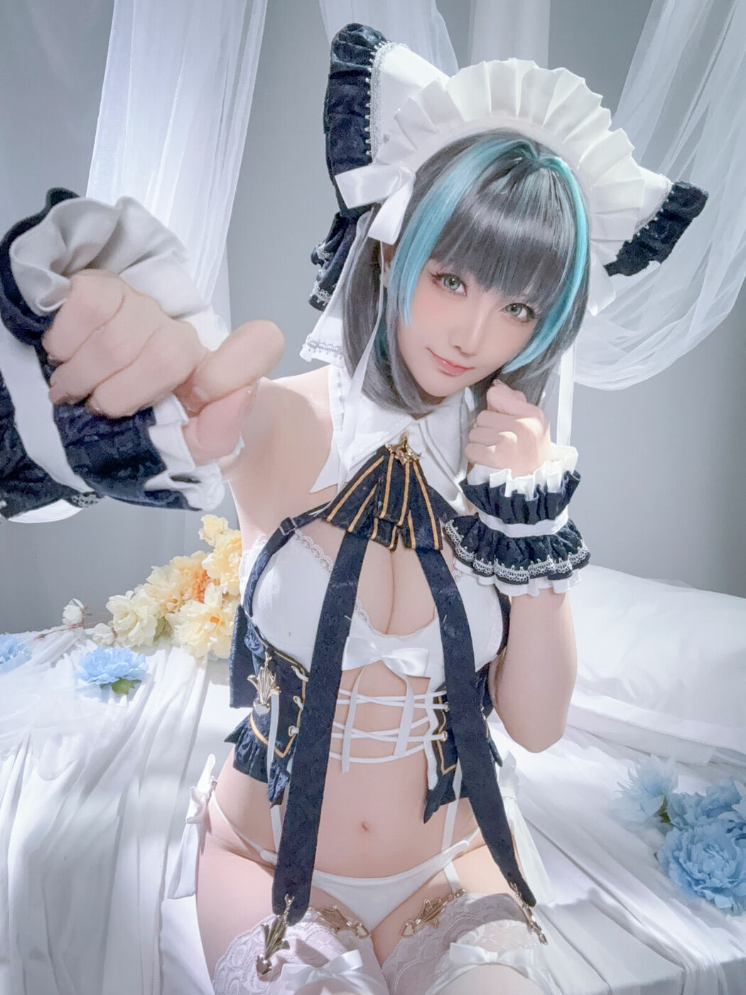 Coser@星之迟迟Hoshilily – 碧蓝航线 柴郡 (56P – 1V)