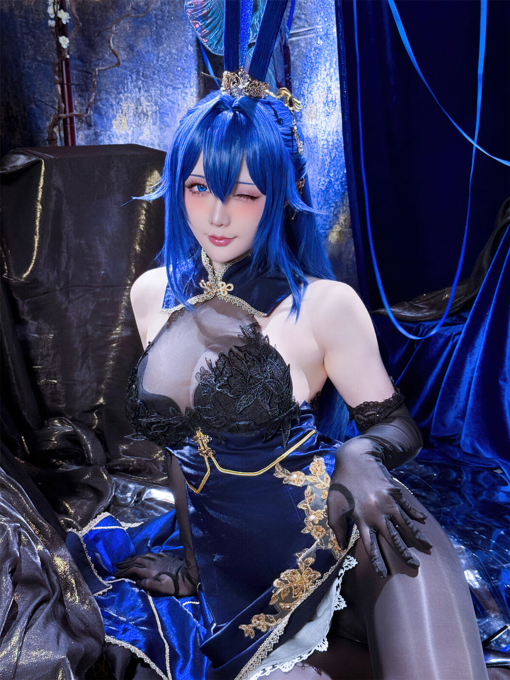 Coser@星之迟迟Hoshilily – 碧蓝航线-新泽西兔兔花园 (53P)