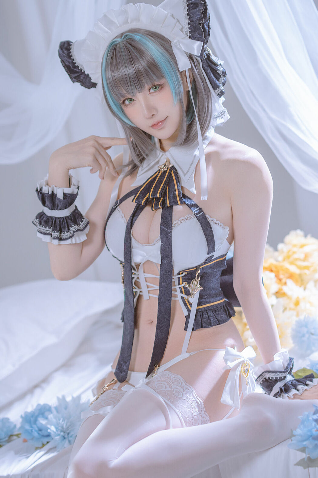 Coser@星之迟迟Hoshilily – 碧蓝航线 柴郡 (56P – 1V) Cover Photo