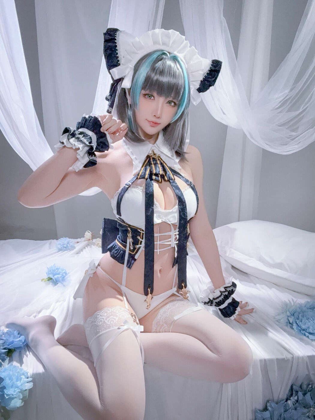 Coser@星之迟迟Hoshilily – 碧蓝航线 柴郡 (56P – 1V)