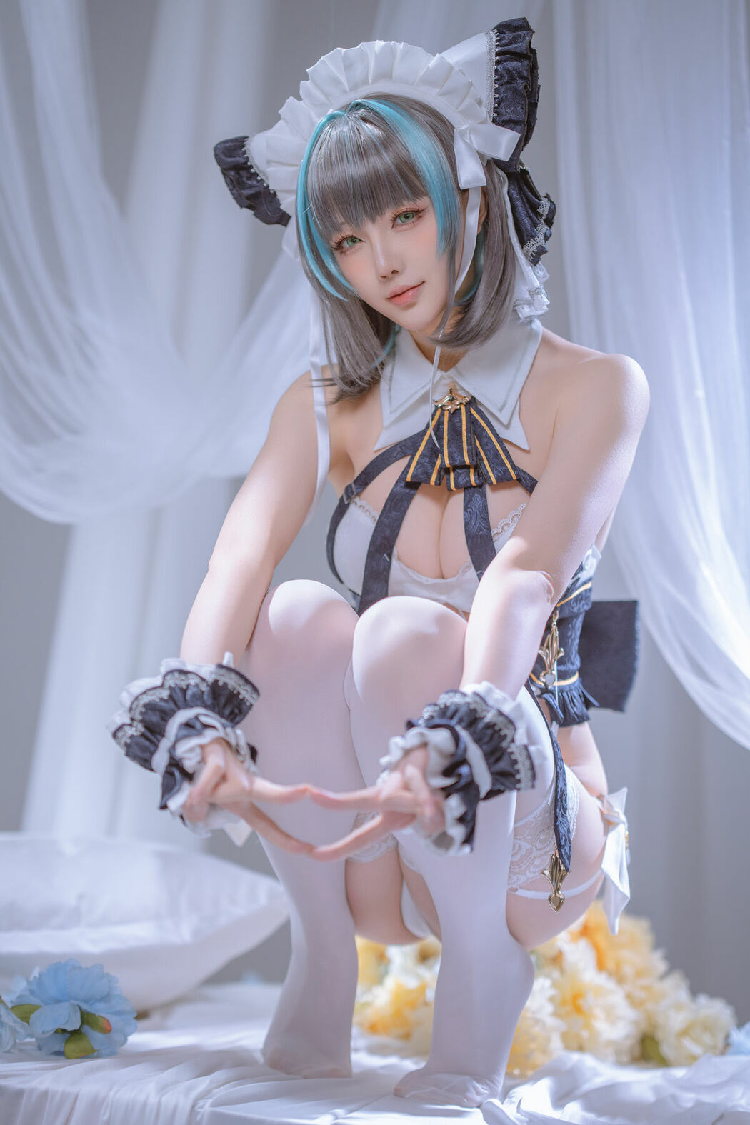 Coser@星之迟迟Hoshilily – 碧蓝航线 柴郡 (56P – 1V)