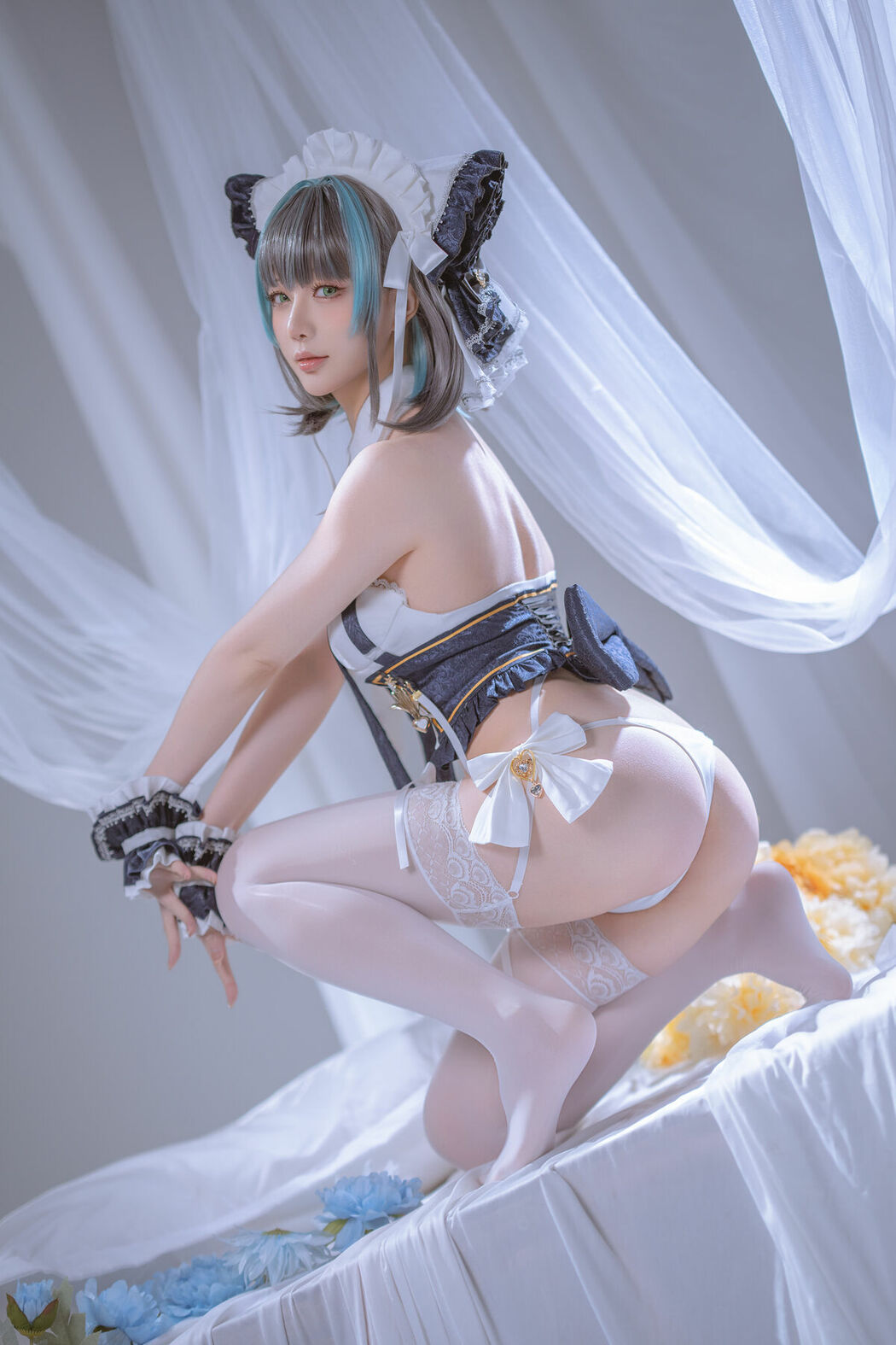 Coser@星之迟迟Hoshilily – 碧蓝航线 柴郡 (56P – 1V)