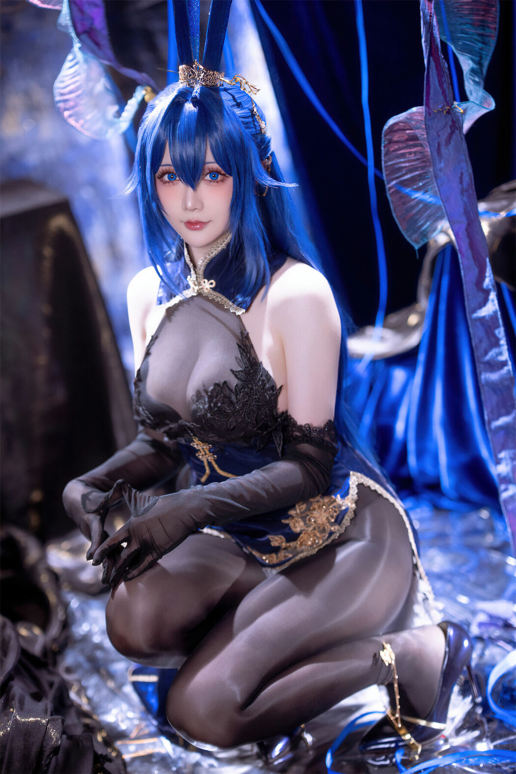 Coser@星之迟迟Hoshilily – 碧蓝航线-新泽西兔兔花园 (53P)