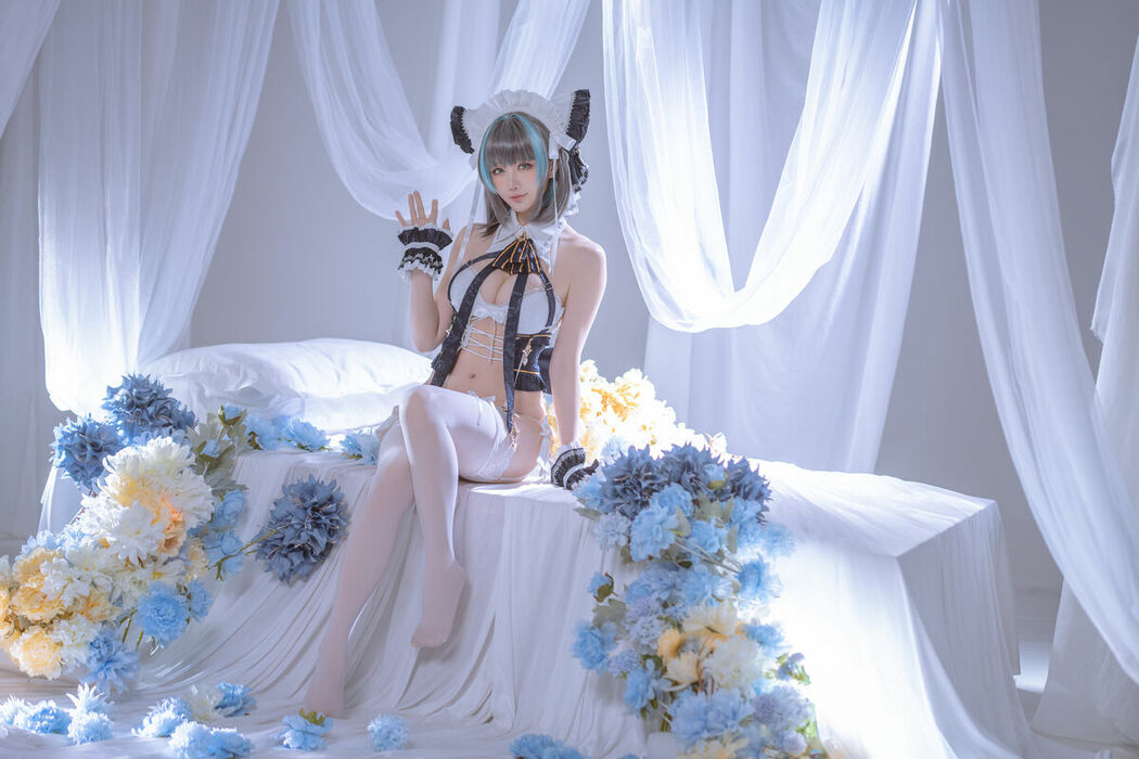 Coser@星之迟迟Hoshilily – 碧蓝航线 柴郡 (56P – 1V)