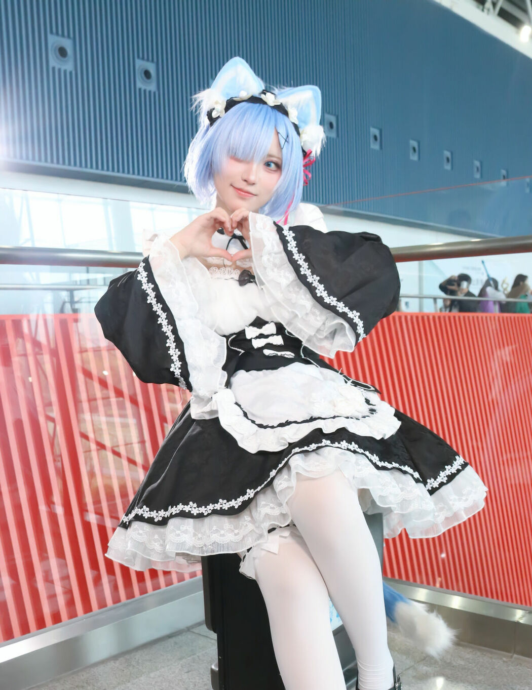 Coser@花柒Hana – 萤火虫动漫嘉年华 猫猫蕾姆 Part02 (55P)