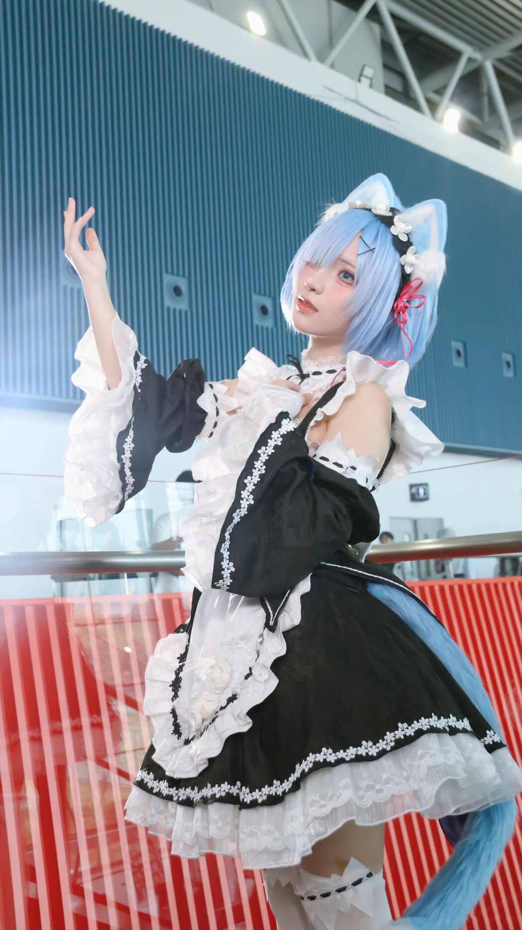 Coser@花柒Hana – 萤火虫动漫嘉年华 猫猫蕾姆 Part02 (55P)