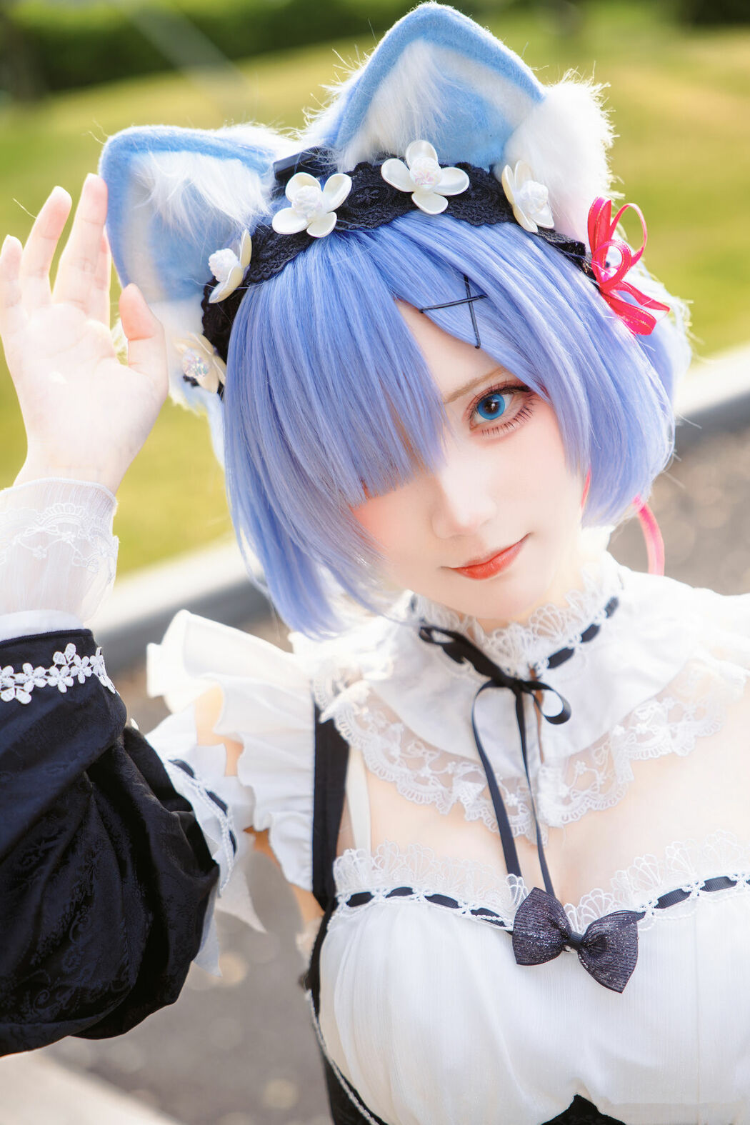 Coser@花柒Hana – 萤火虫动漫嘉年华 猫猫蕾姆 Part02 (55P)