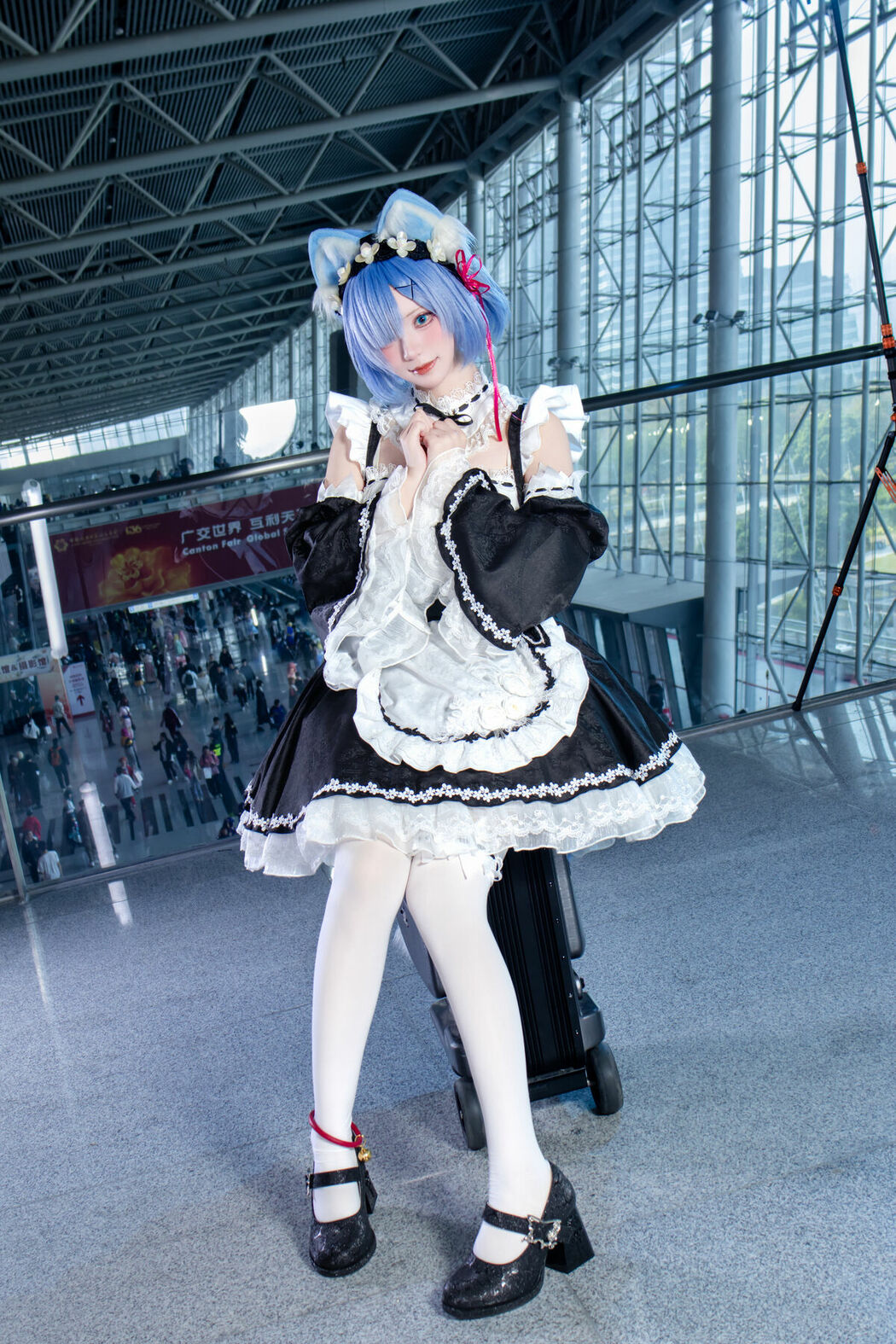 Coser@花柒Hana – 萤火虫动漫嘉年华 猫猫蕾姆 Part02 (55P)