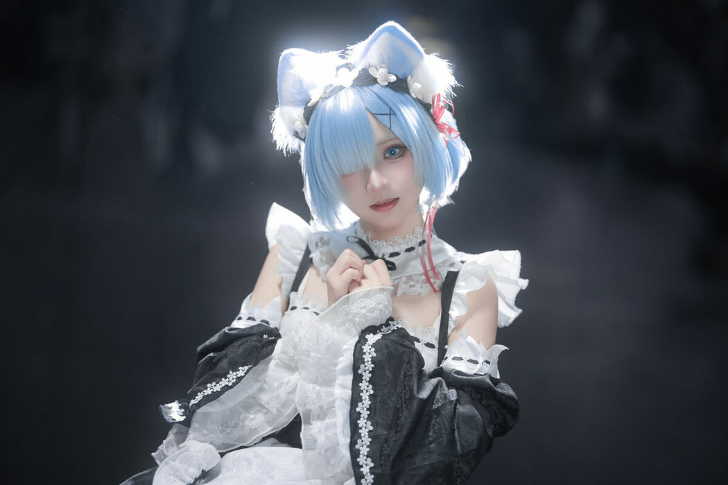 Coser@花柒Hana – 萤火虫动漫嘉年华 猫猫蕾姆 Part02 (55P)