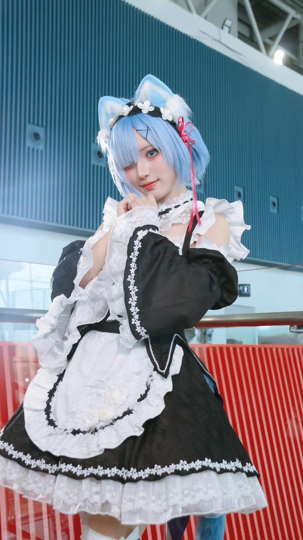 Coser@花柒Hana – 萤火虫动漫嘉年华 猫猫蕾姆 Part02 (55P)