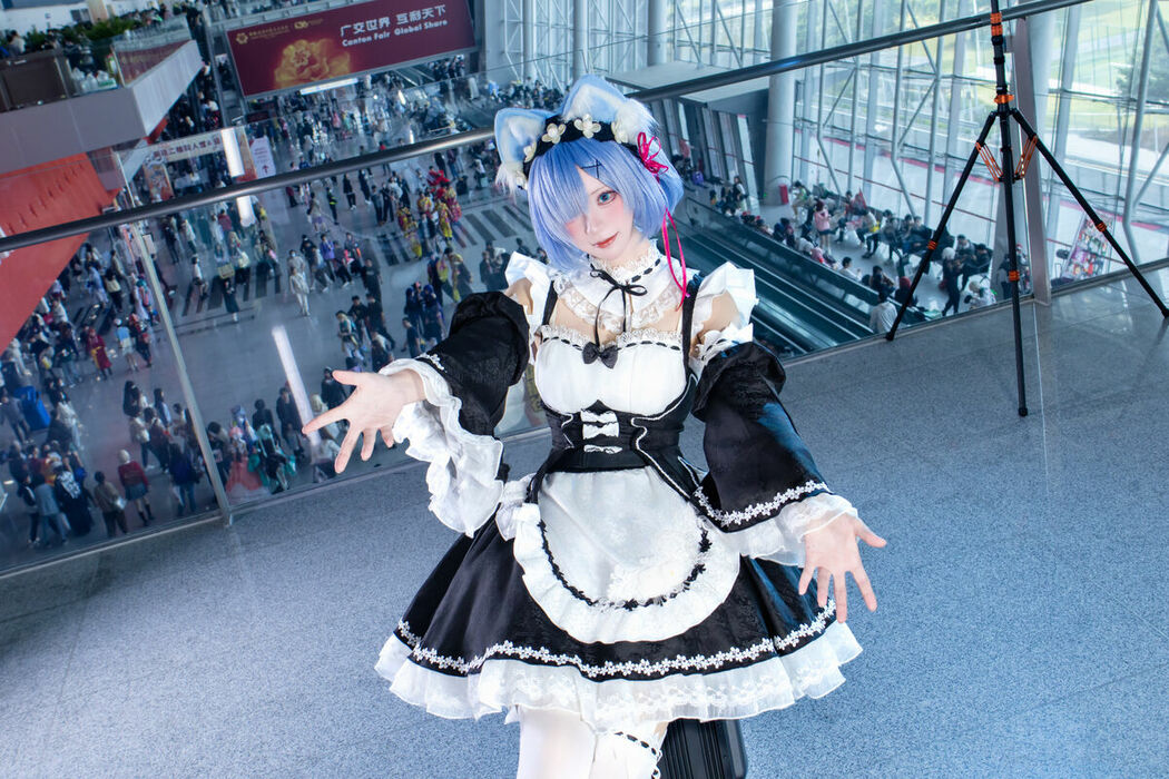 Coser@花柒Hana – 萤火虫动漫嘉年华 猫猫蕾姆 Part02 (55P)