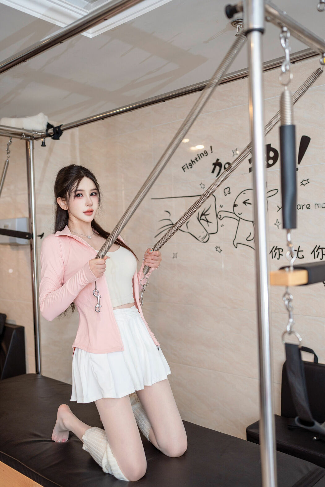 XiuRen秀人网 Uncensored Li Li Sha 李丽莎 – R18 秀人网模特 健身房露出 (91P)