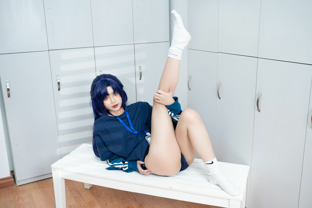 Coser@PoppaChan – Hayase Yuuka Part01 (49P – 12V)