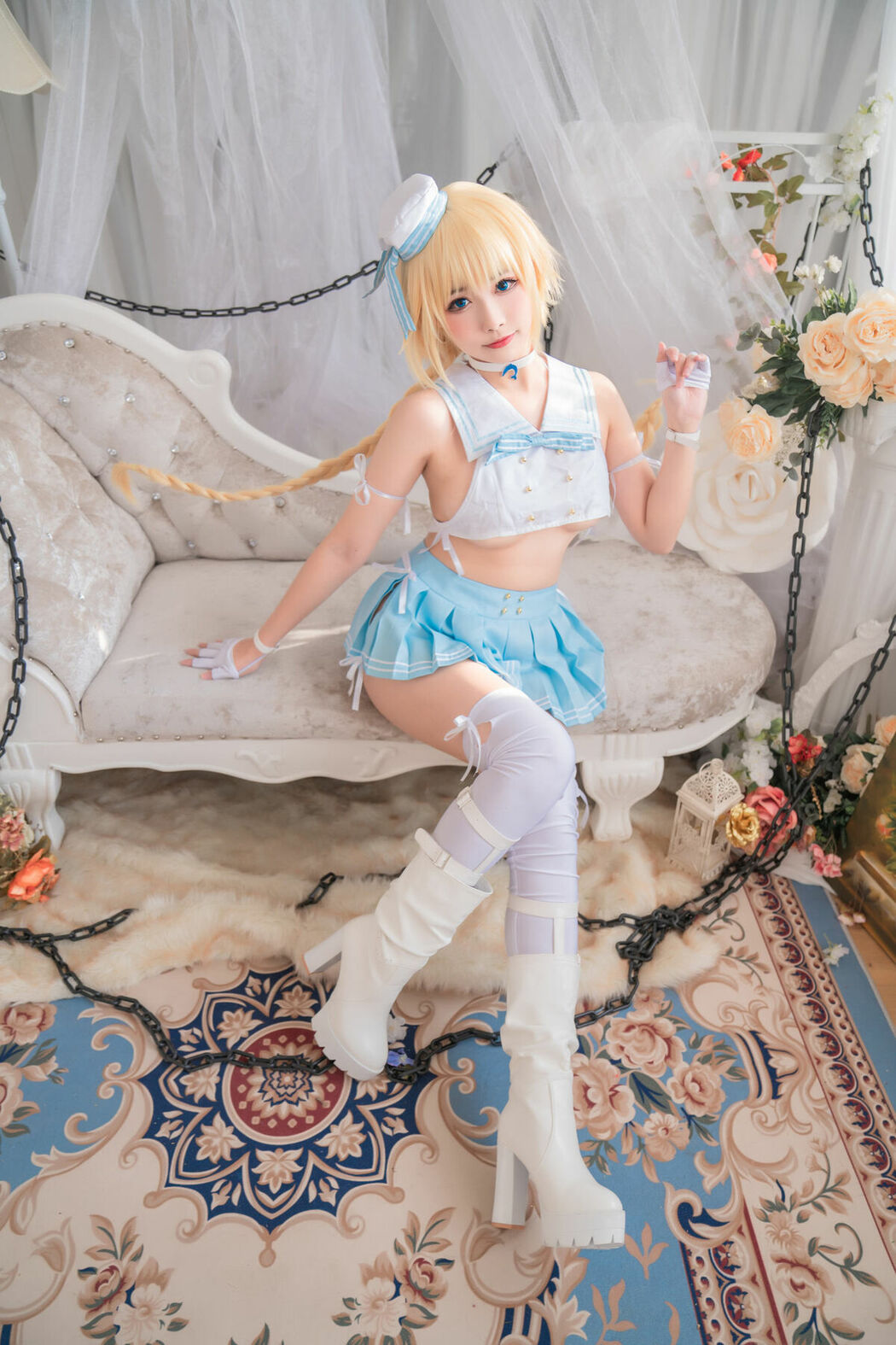 Coser@Momoko葵葵 And 瓜希酱 – FATE 黑白贞德 (61P)