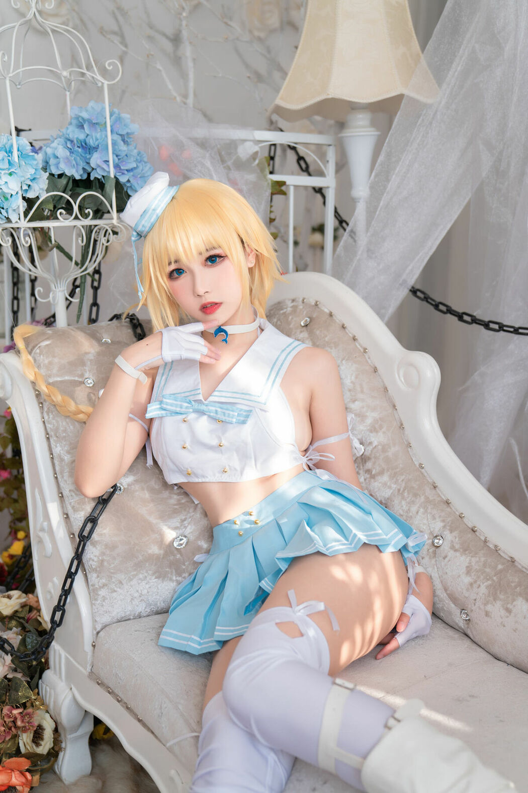 Coser@Momoko葵葵 And 瓜希酱 – FATE 黑白贞德 (61P)