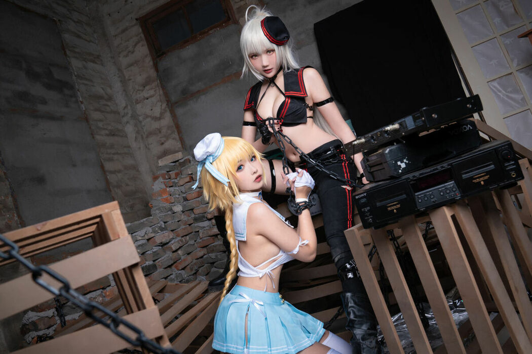 Coser@Momoko葵葵 And 瓜希酱 – FATE 黑白贞德 (61P)