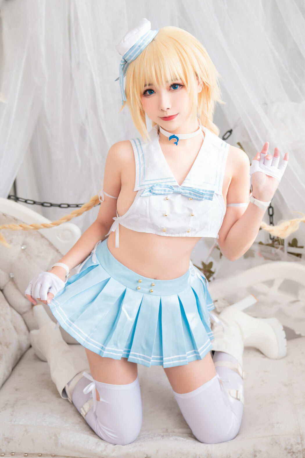 Coser@Momoko葵葵 And 瓜希酱 – FATE 黑白贞德 (61P)