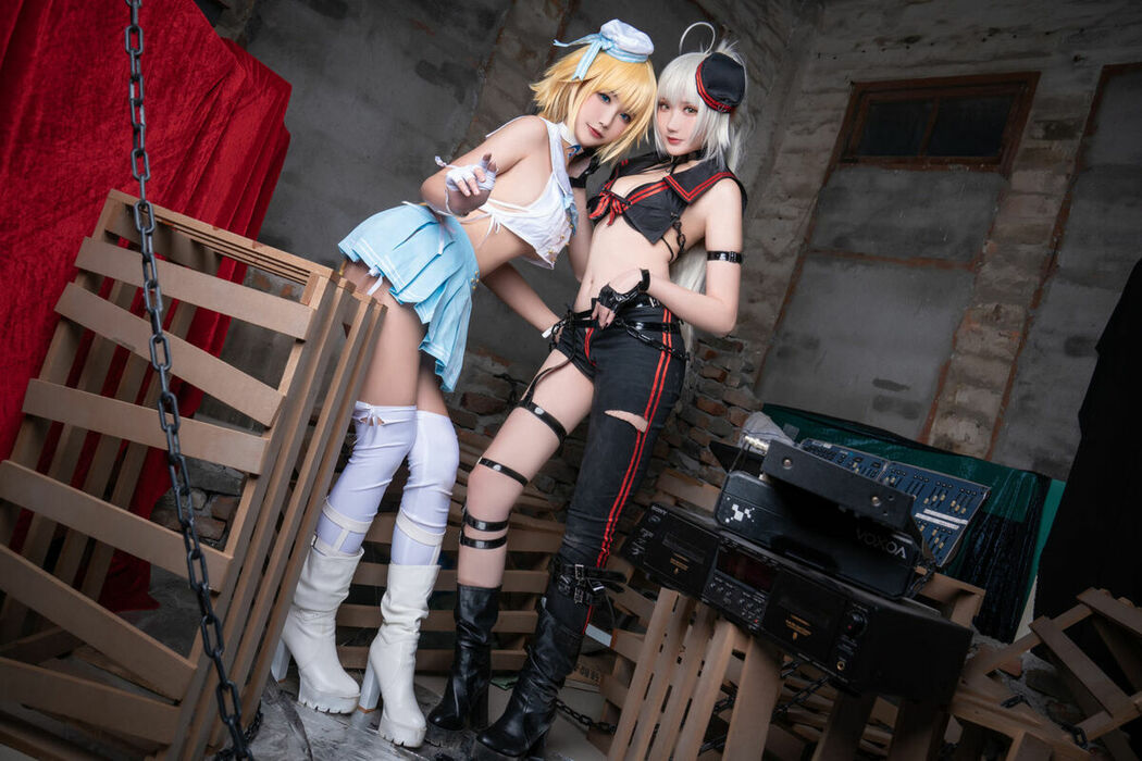 Coser@Momoko葵葵 And 瓜希酱 – FATE 黑白贞德 (61P)