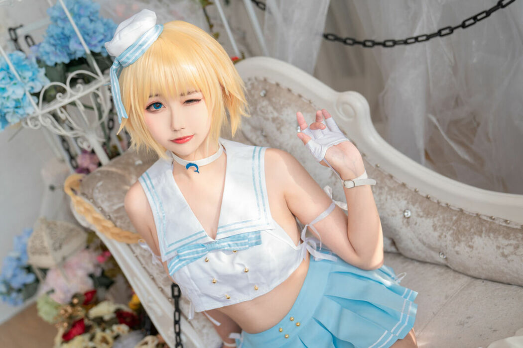 Coser@Momoko葵葵 And 瓜希酱 – FATE 黑白贞德 (61P)