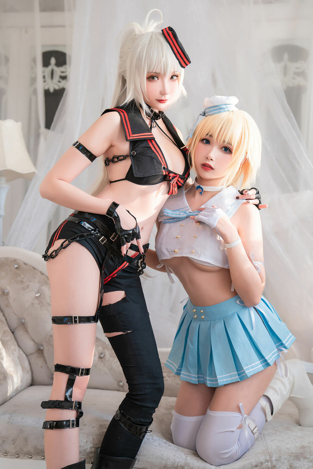 Coser@Momoko葵葵 And 瓜希酱 – FATE 黑白贞德 (61P) Cover Photo