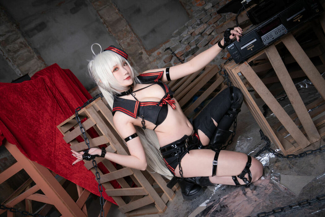 Coser@Momoko葵葵 And 瓜希酱 – FATE 黑白贞德 (61P)