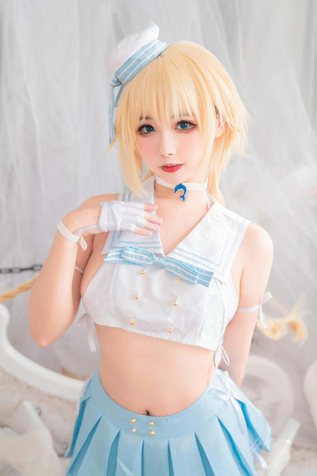 Coser@Momoko葵葵 And 瓜希酱 – FATE 黑白贞德 (61P)