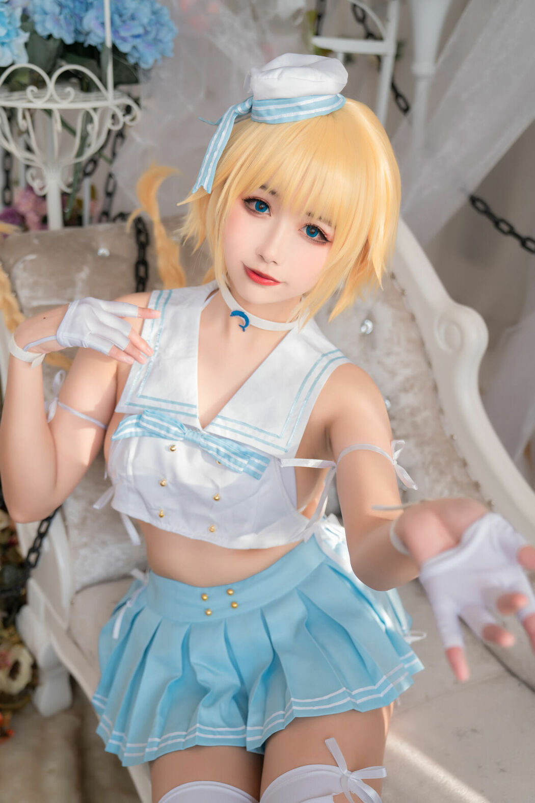 Coser@Momoko葵葵 And 瓜希酱 – FATE 黑白贞德 (61P)