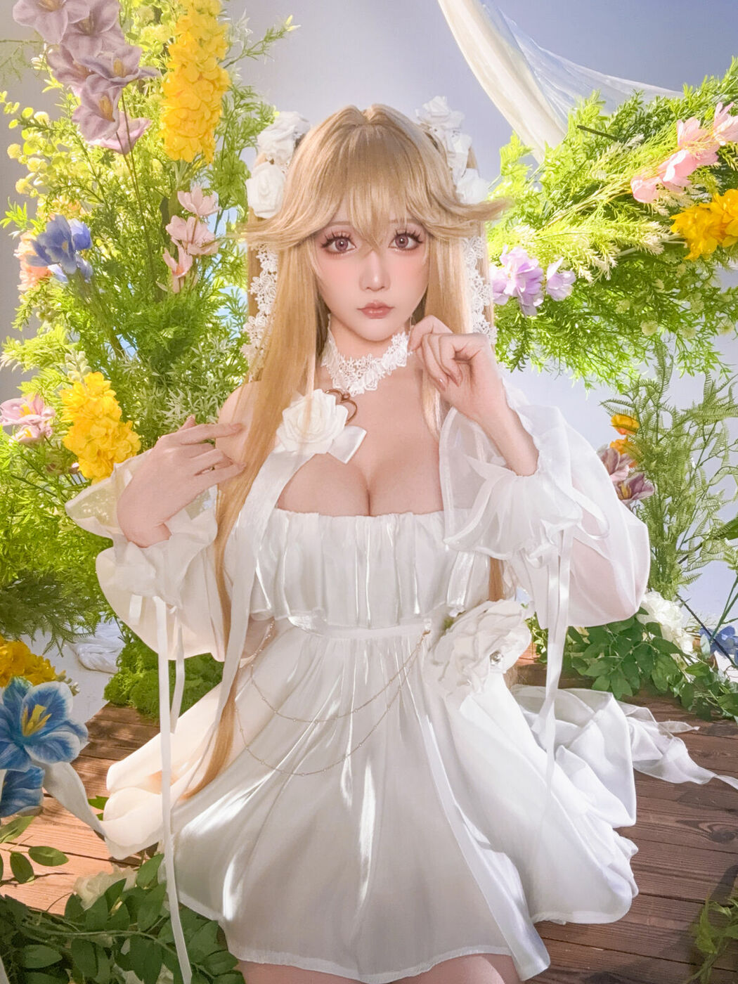 Coser@星之迟迟Hoshilily – 碧蓝航线-安克雷奇 (50P – 1V)