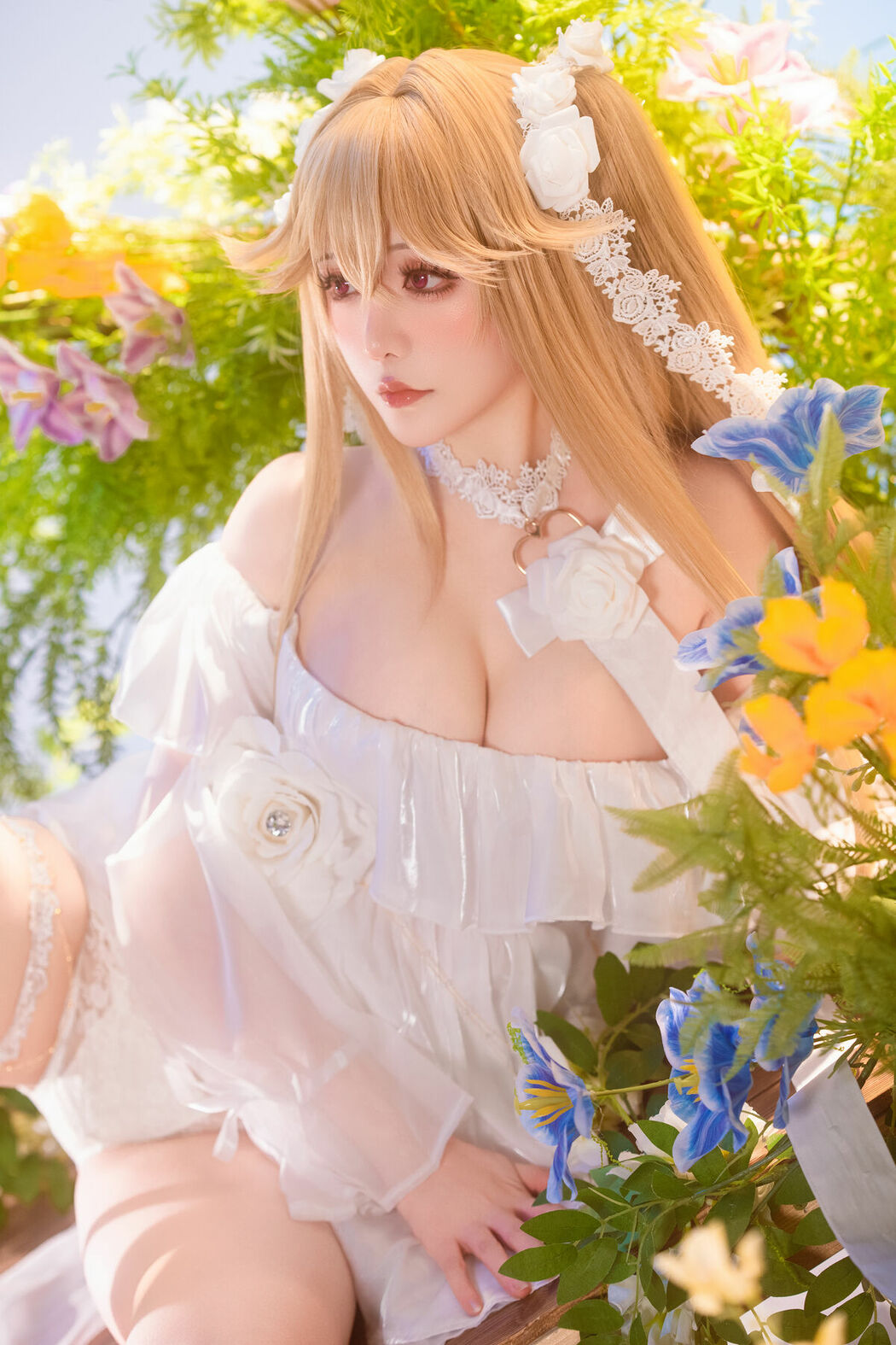 Coser@星之迟迟Hoshilily – 碧蓝航线-安克雷奇 (50P – 1V)